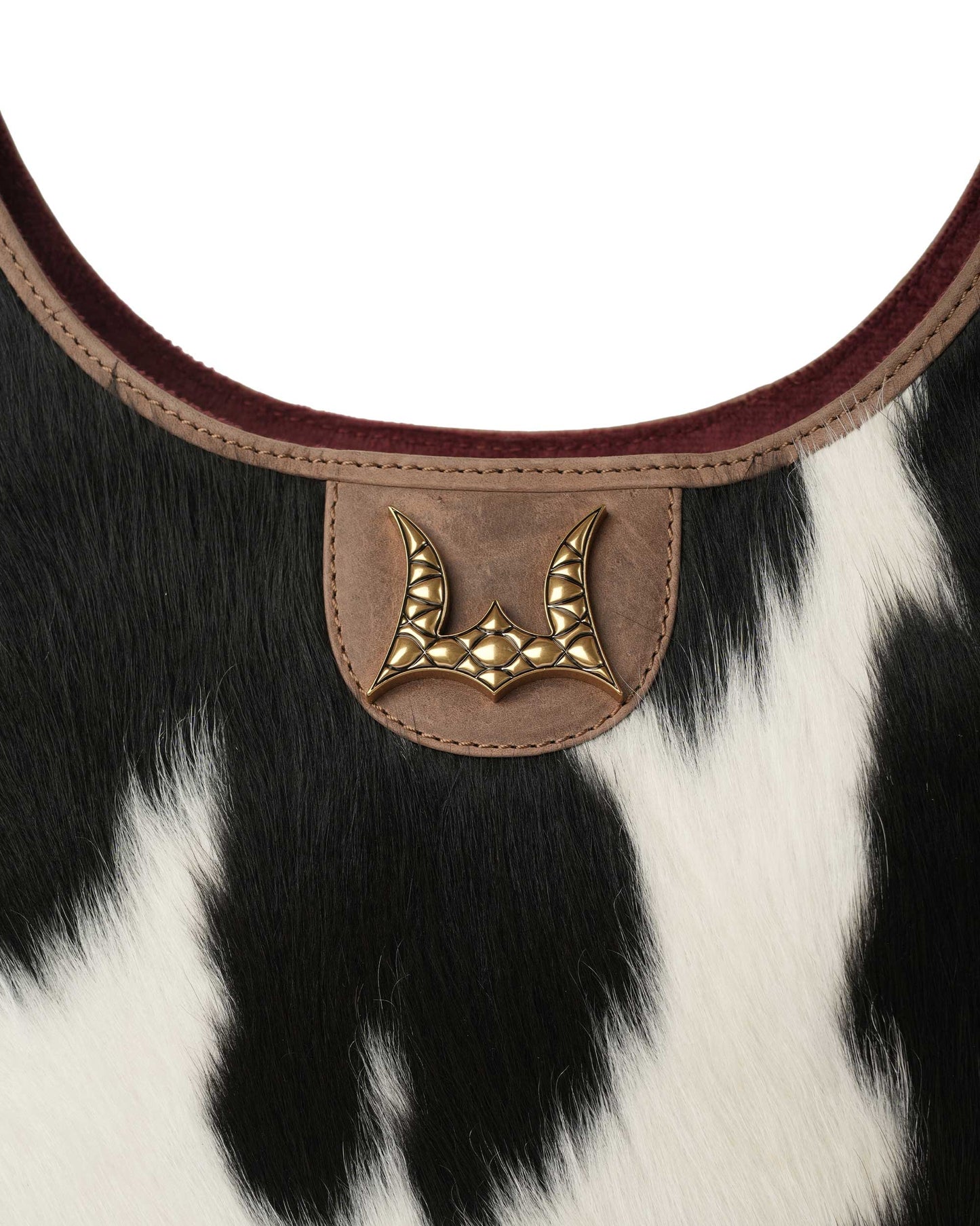 Loyal West - LW Medium Purse - Black & White Cowhide - Dakota / Black & White Cowhide