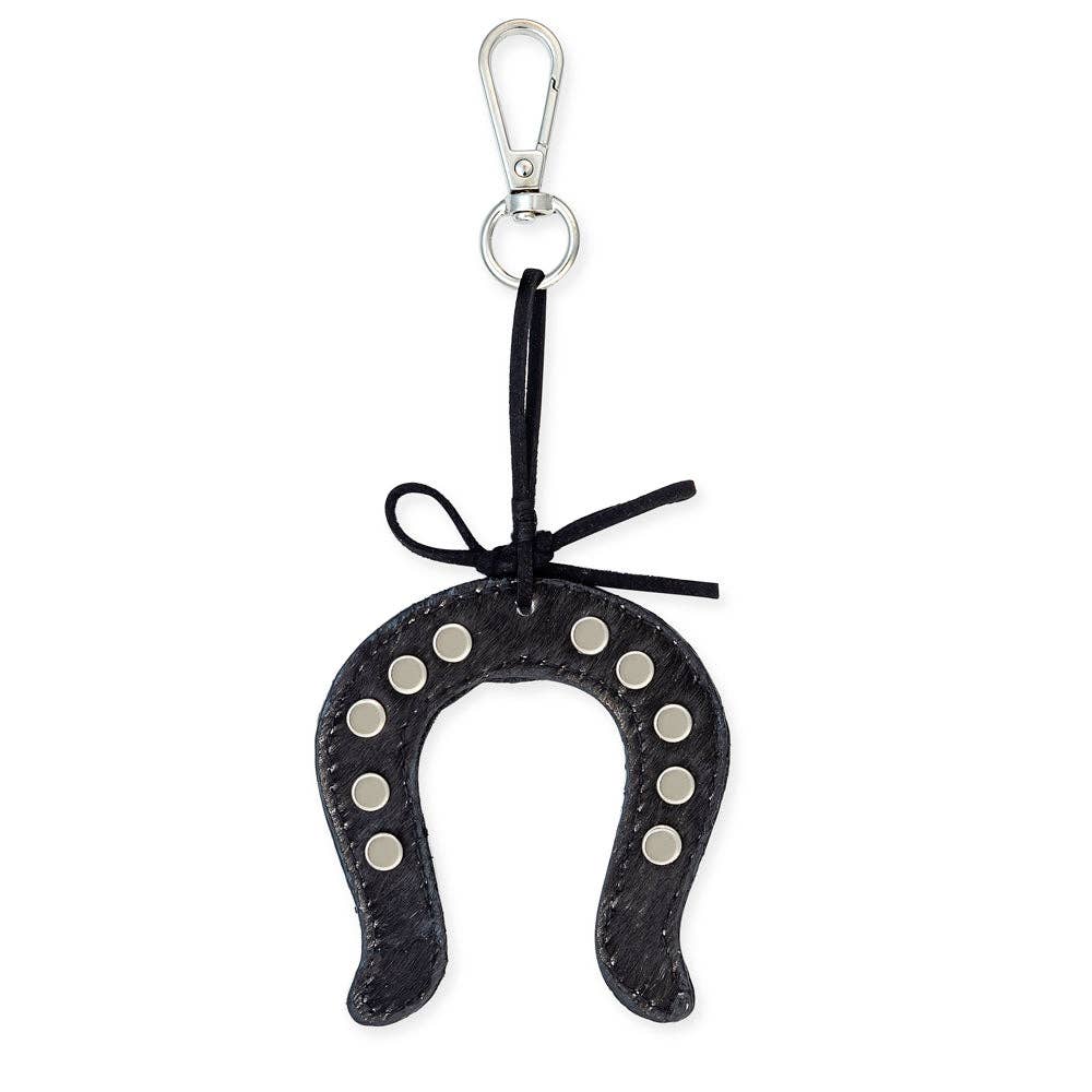 Myra Bag - Lucky Horseshoe Bag Charm Black