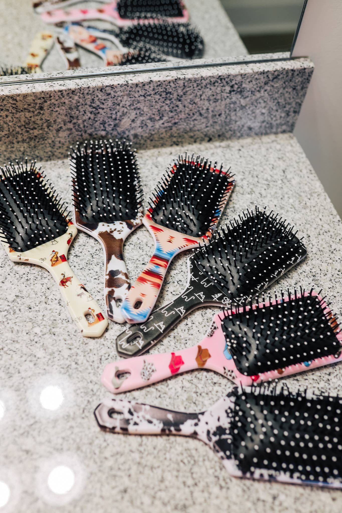 The Front Porch Label - Vintage Cowboy Hairbrush