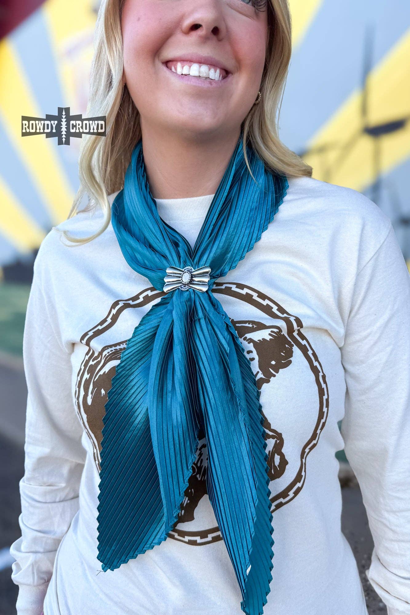 Rowdy Crowd Clothing - Pasadena Pleated Wild Rags - Coffee