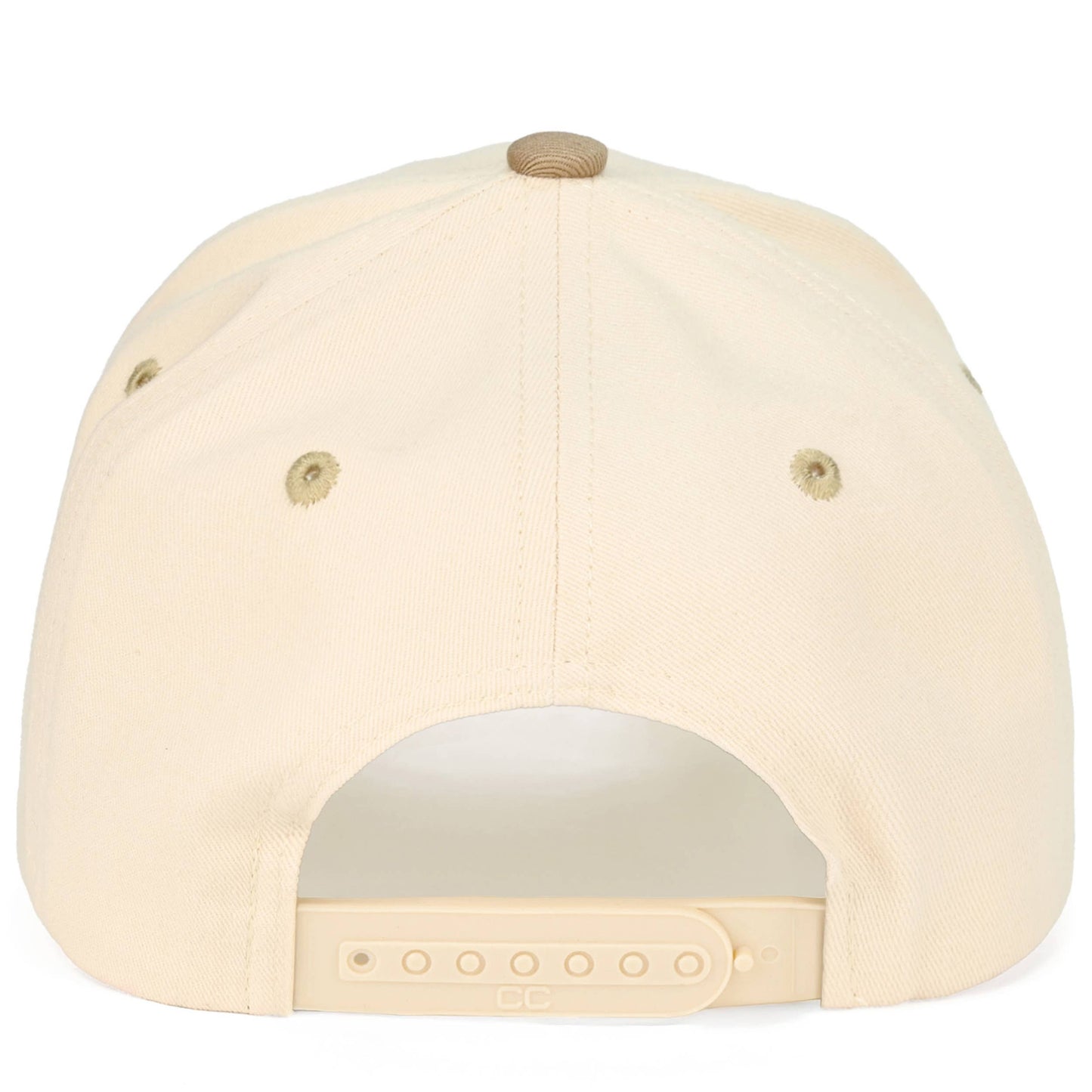 Hana - C.C YAHWEH Letter Embroidered on Brim Two Tone Trucker Hat
