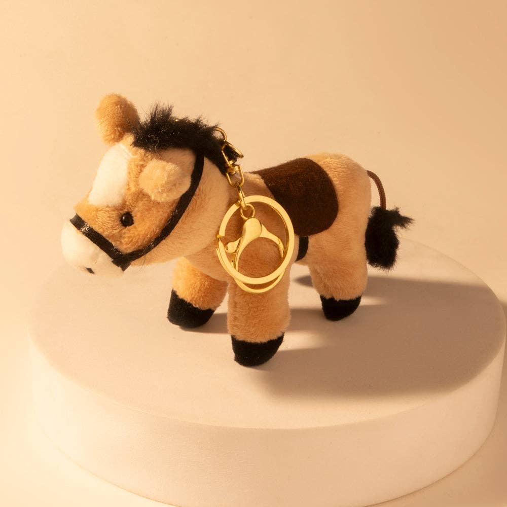 Myra Bag - Golden Gallop Bag Charm in Caramel Tan - Caramel Tan