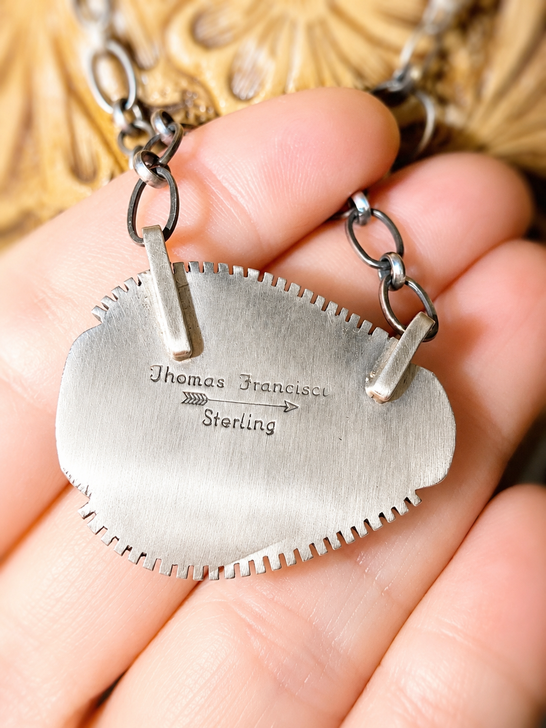 Thomas Francisco signed pendant