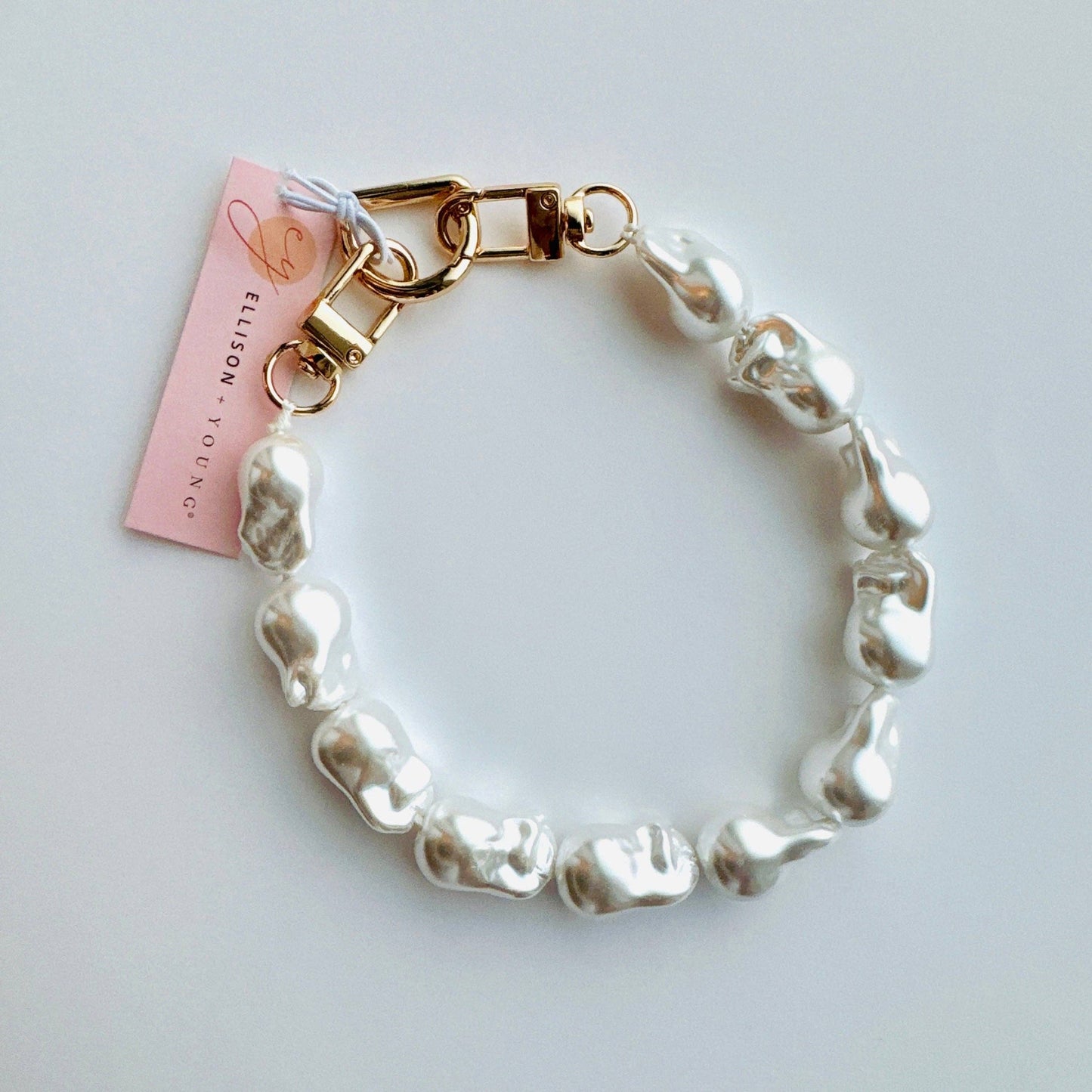 Ellison+Young - Modern Baroque Pearl Phone Lanyard