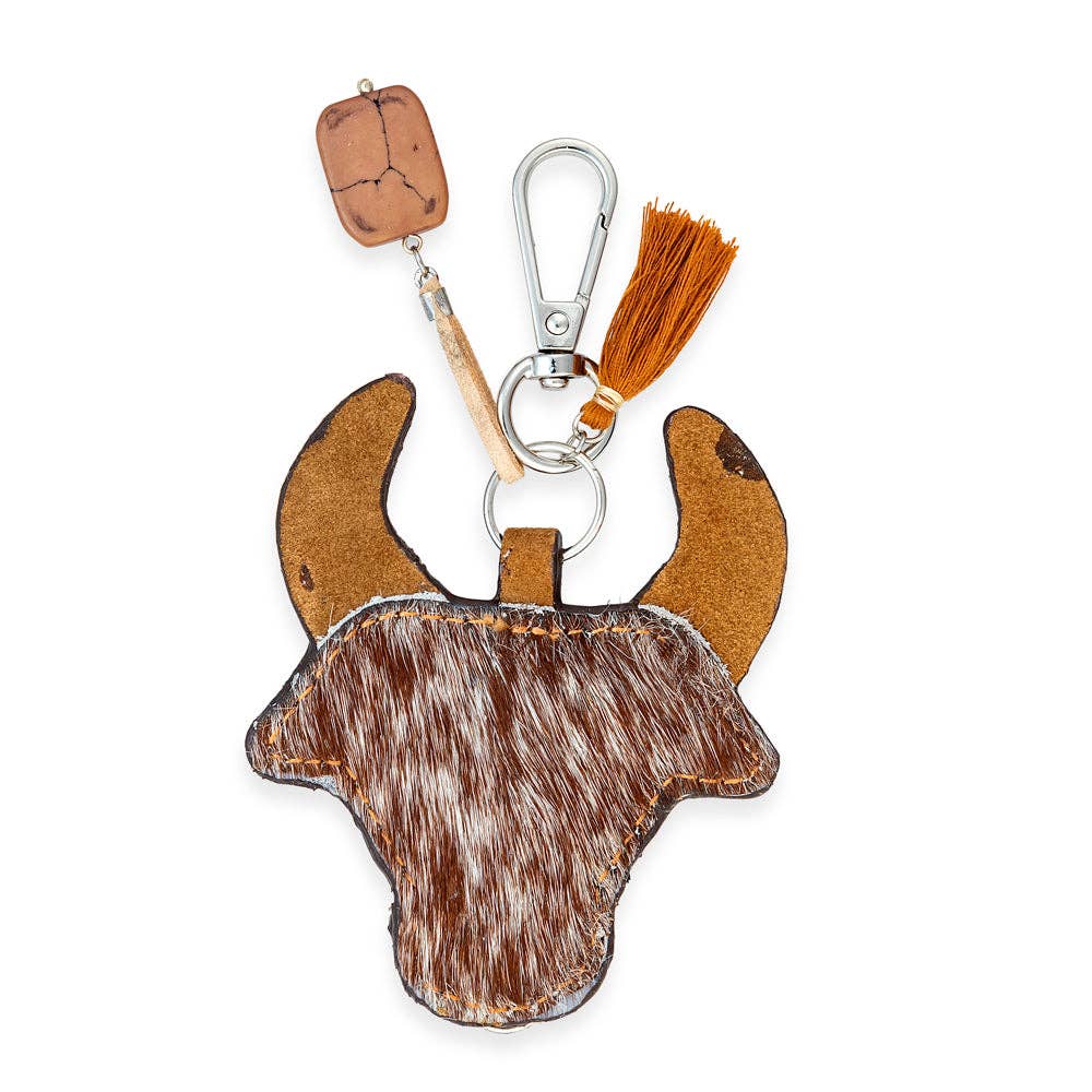 Myra Bag - Moosehead Point Bag Charm In Brown