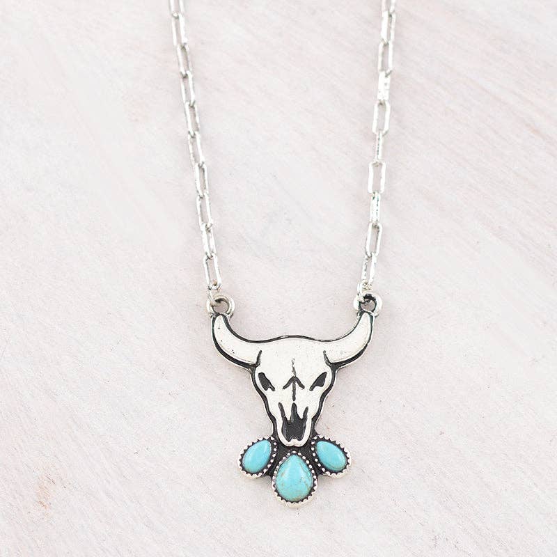 YK Trading Inc - NEK0196TQSL - Turquoise/Silver