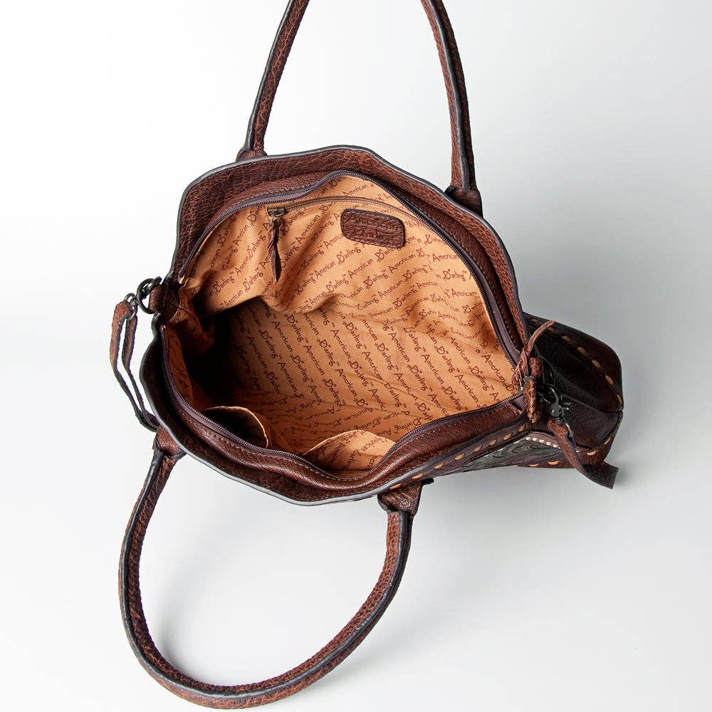 LS Western - LC-ADBGZ478 Tote Genuine Western Leather Women Bag - ADBGZ478