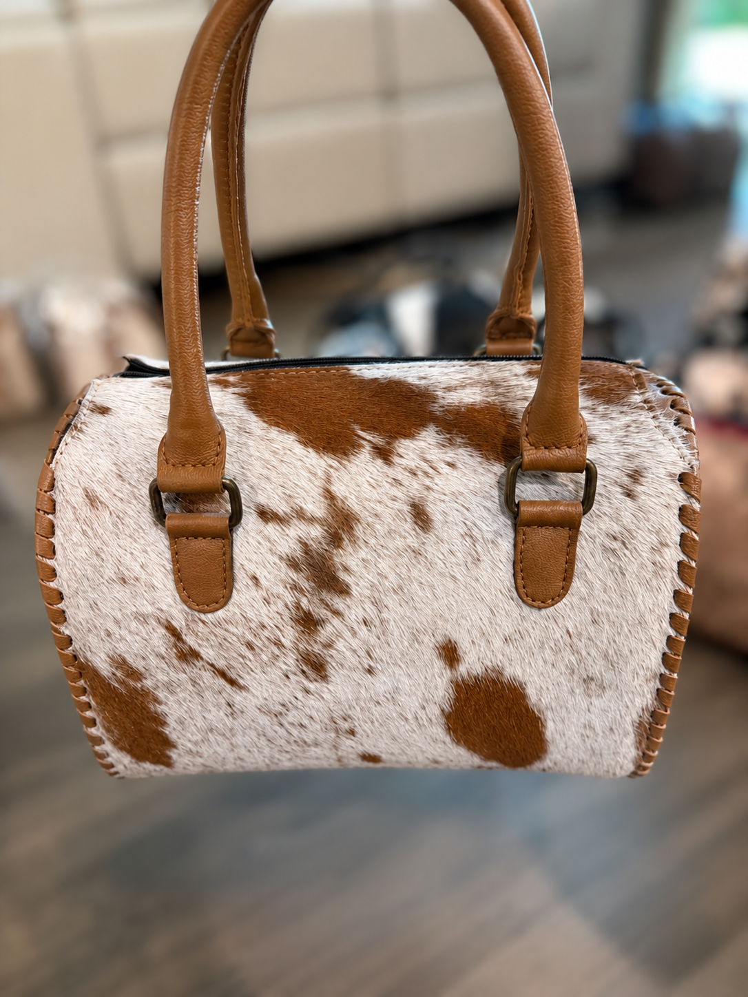 Medium cowhide speedy handbag!