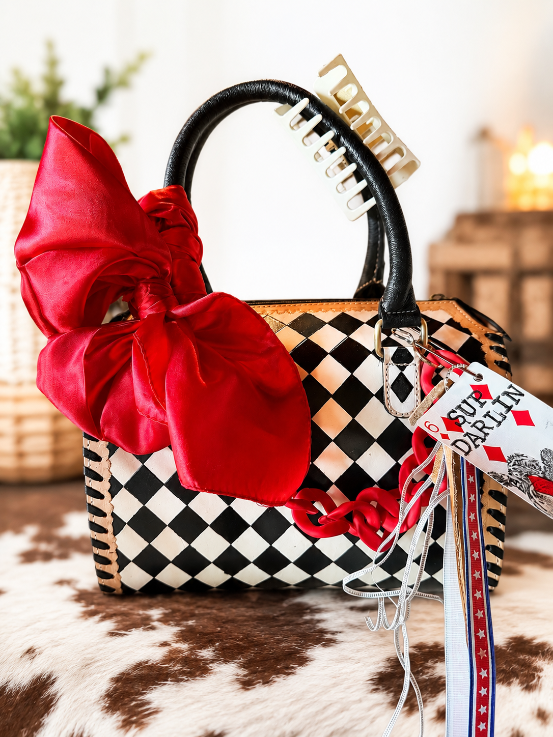Darlin medium speedy handbag with boogie accessory set!