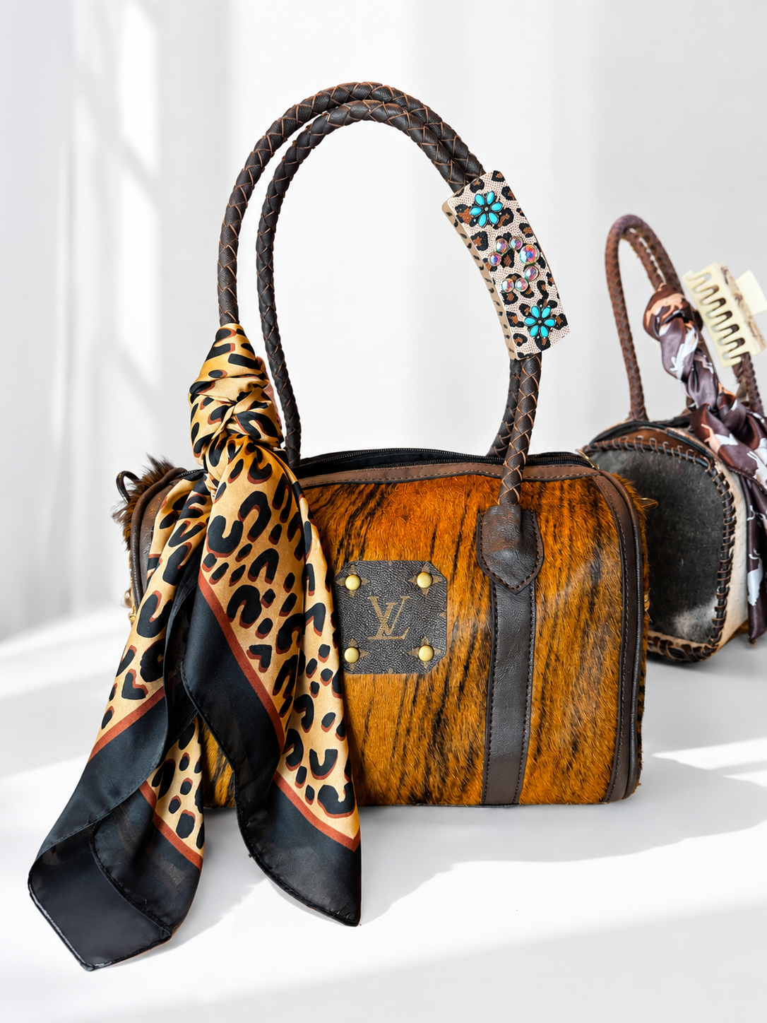 Upcycled LV medium speedy handbag!