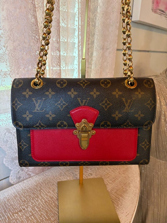 Louis Vuitton Red Monogram Canvas Victoire