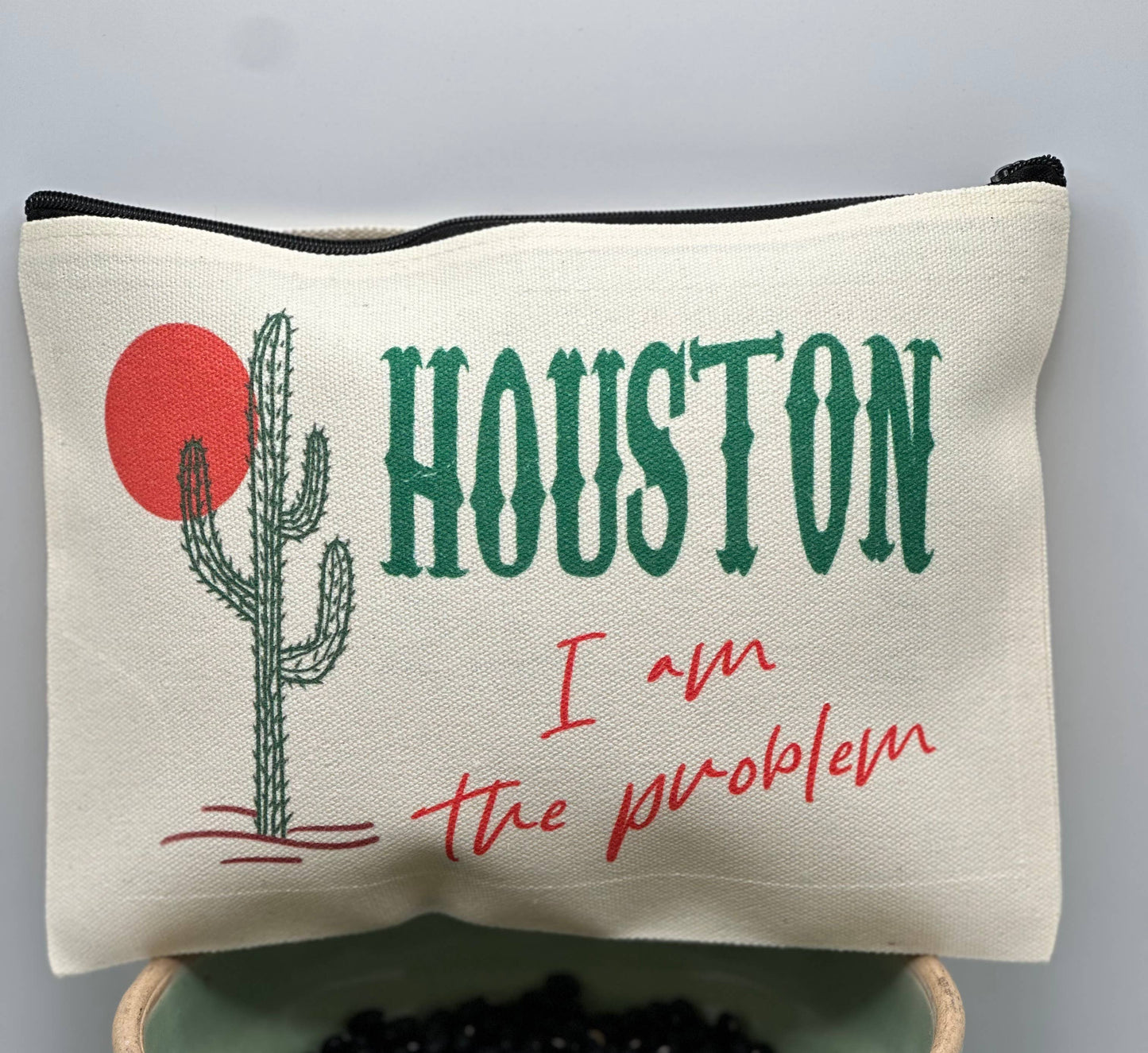 Crooked Halo - Houston I am the Problem Zipper Bag