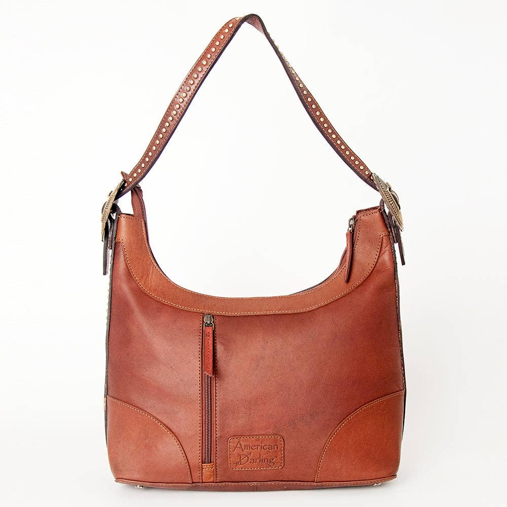 ADBGI188 Hobo Hair On Genuine Western Leather Women Bag - ADBGI188A