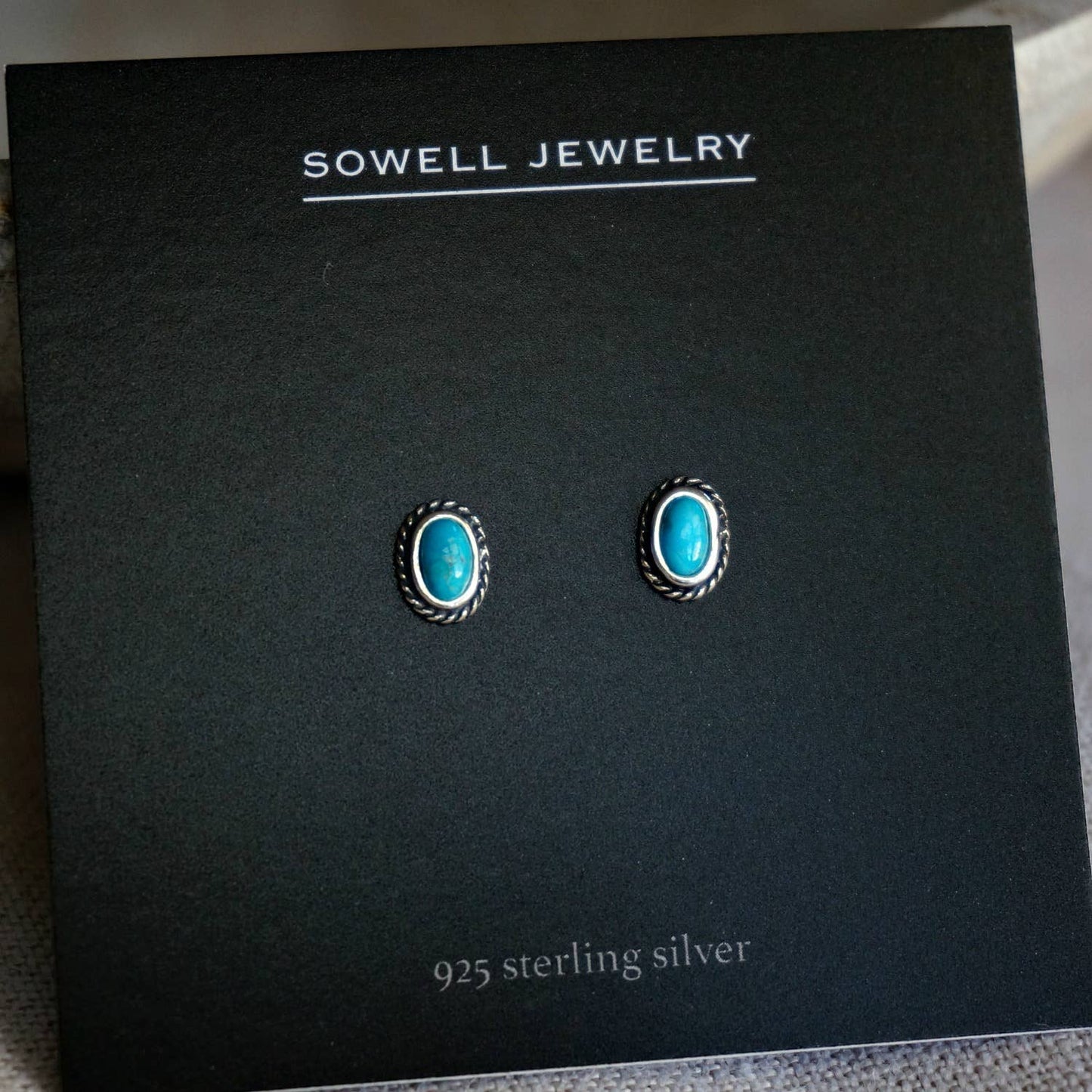 Sowell Jewelry - Fala Turquoise Stud Earrings