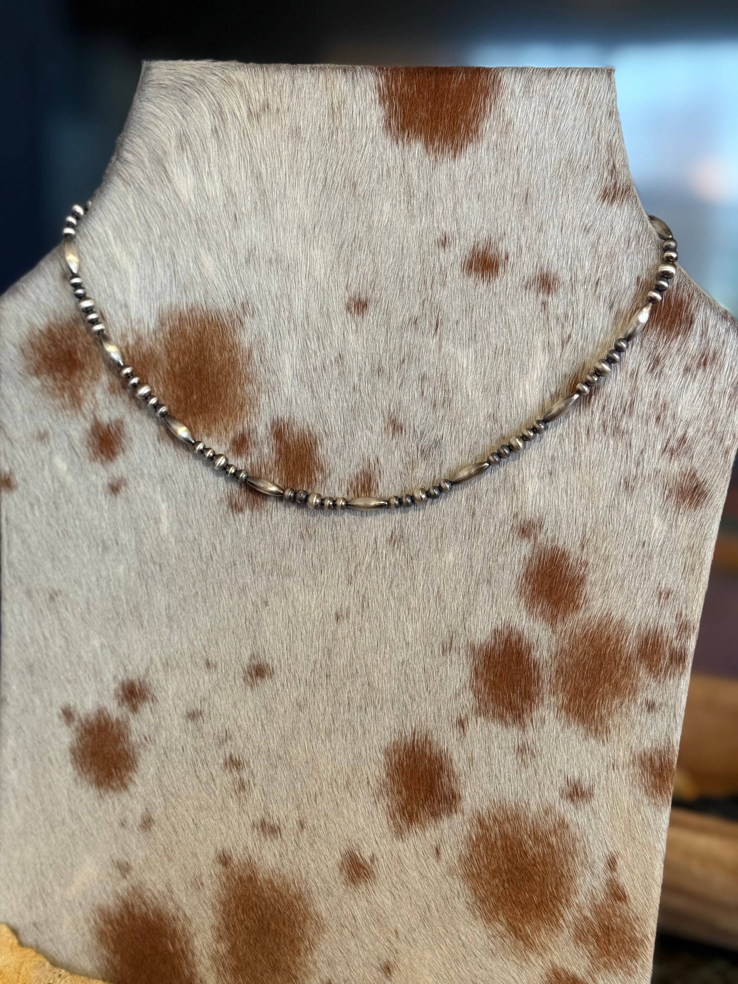 Z Bars Jewelry - #052 Sterling Pearl Torpedo Beads - 16"