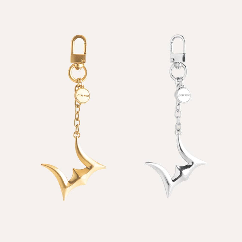 Myra Bag - Loyal West - On The Go Bag Charm Nickle - Nickle / Single