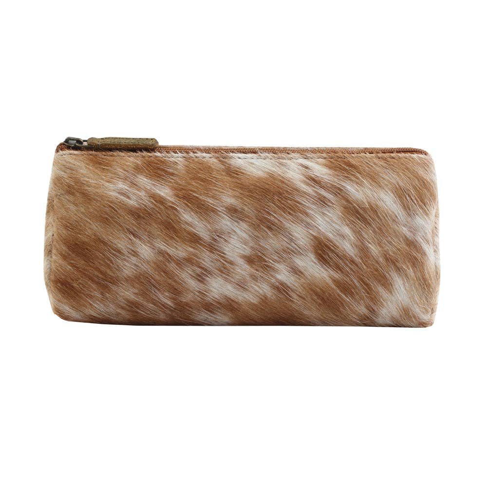 Myra Bag - SANDY  LEATHER AND HAIRON MULTI POUCH