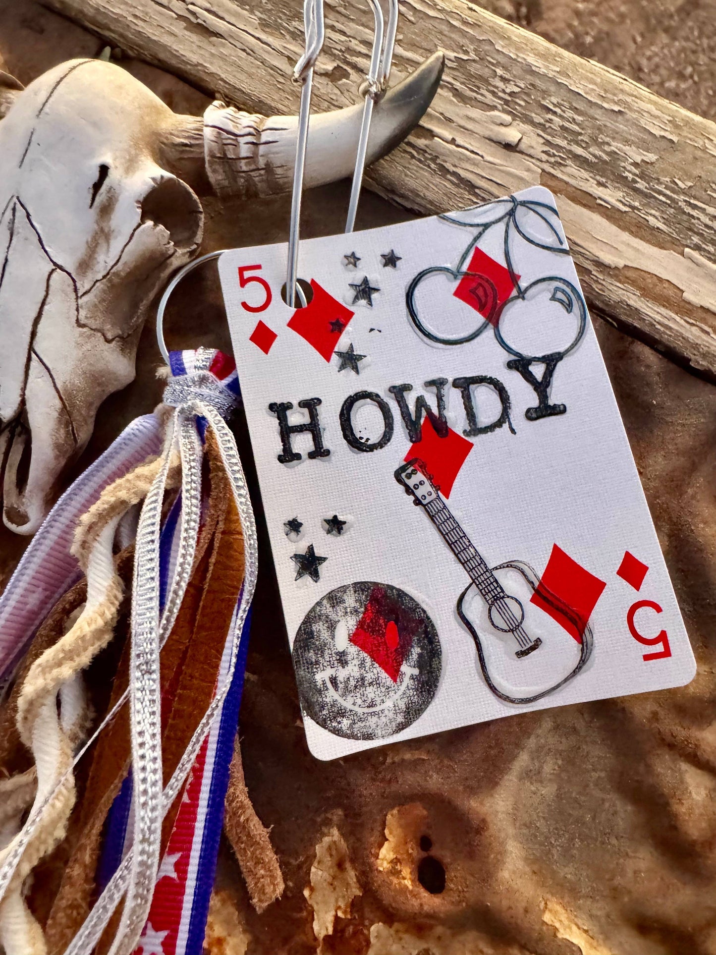 Wild Hancock Creations - Western Keychain/Fringe Keychain/Purse Accessor/Cowgirl Keys - COWBOY LIFE