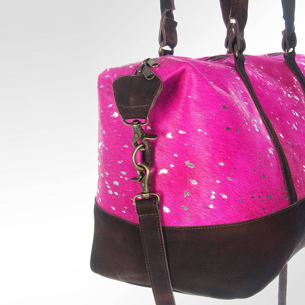 LS Western - LC-ADBGZ274 Duffel Genuine Western Leather Women Bag - ADBGZ274