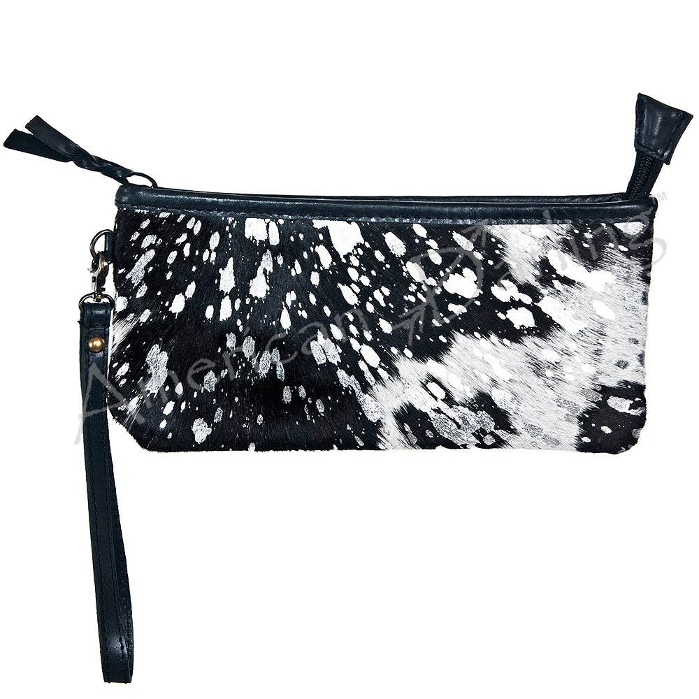 LS Western - ADBG344 American Darling Hair-On Cowhide Wristlet Bag - ADBG344ACGO
