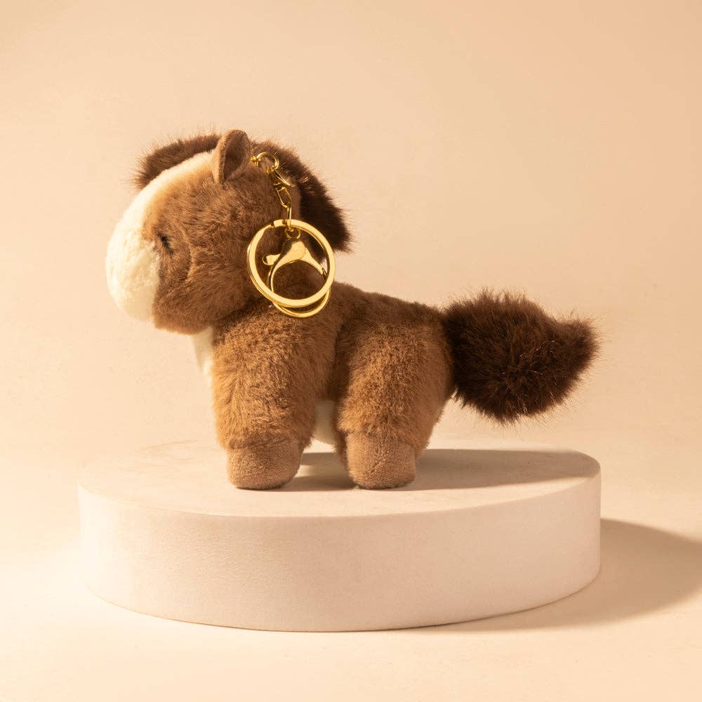 Myra Bag - Saddle Sweetheart Bag Charm in Desert Fawn - Desert Fawn