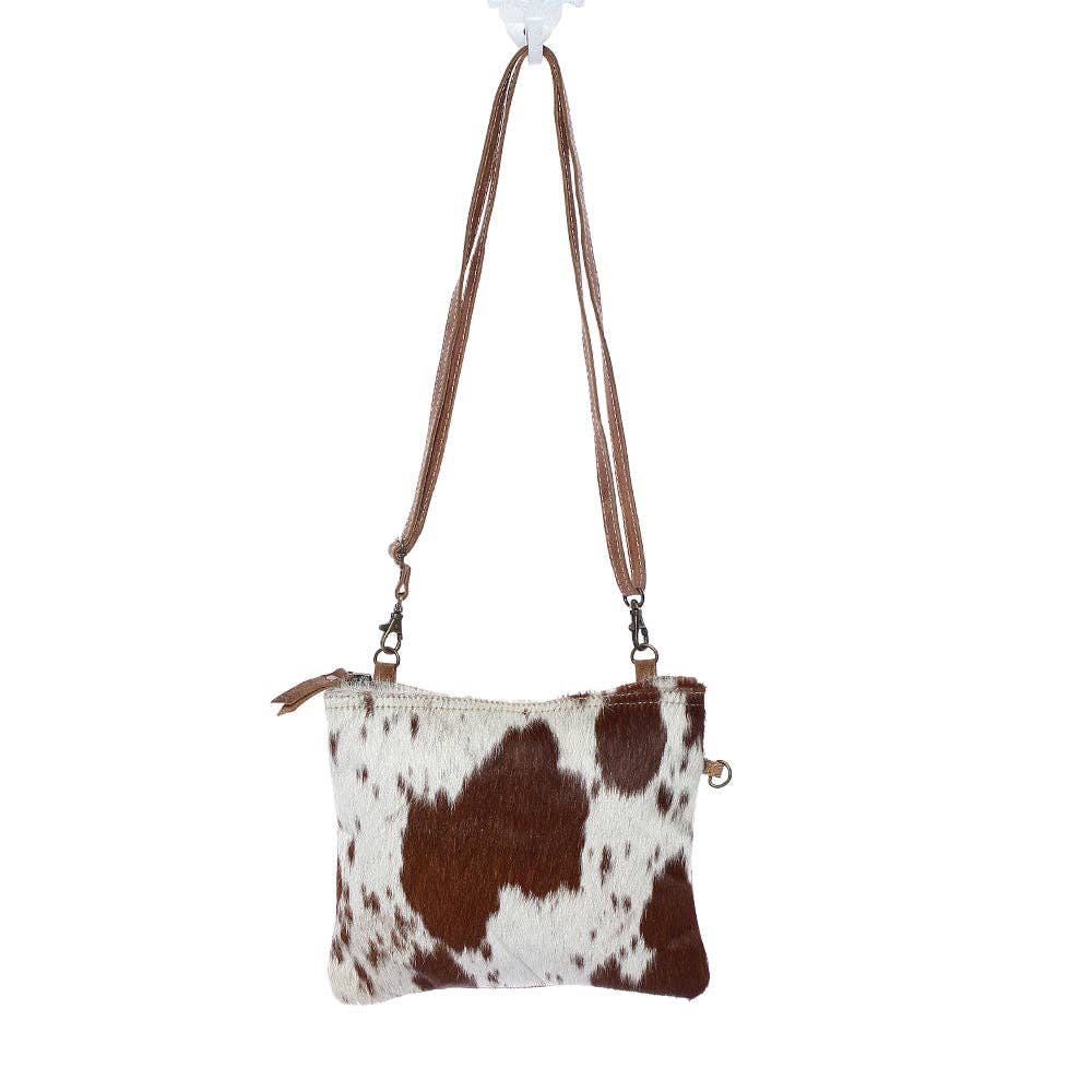 Myra Bag - White And Brown Shade Bag