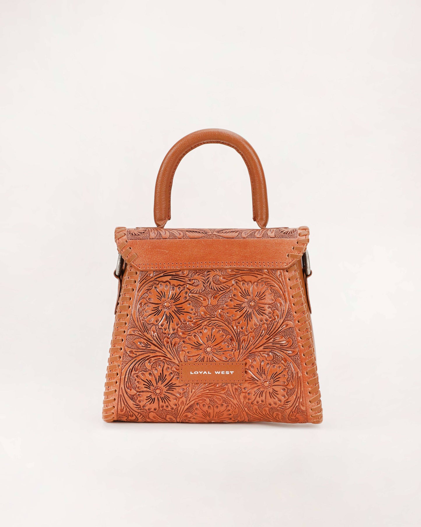 Loyal West - Leon Mini Handle Purse - Brown
