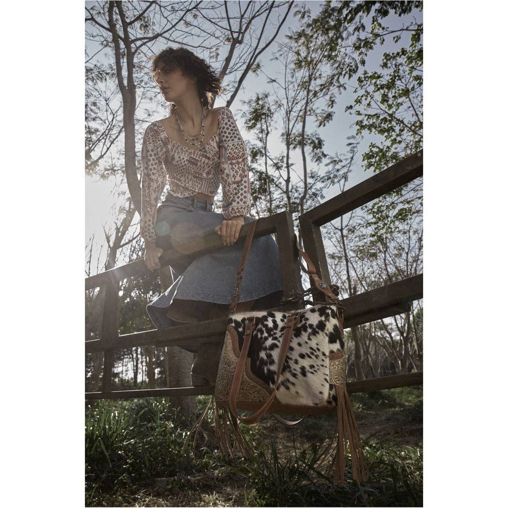 Myra Bag - Laredo Hand-Tooled Concealed Carry Bag