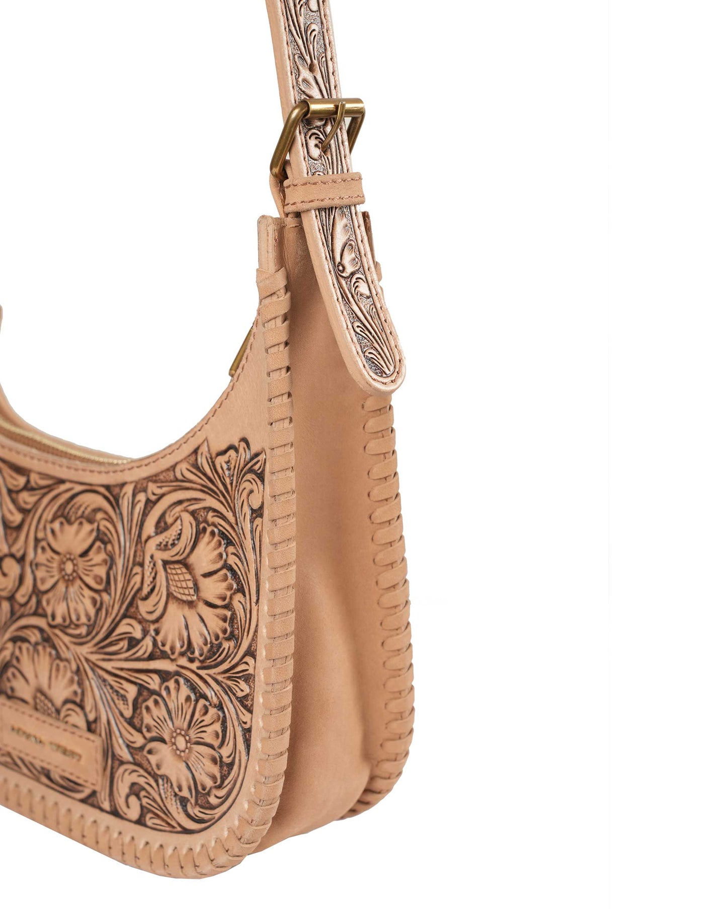 Loyal West - Handtooled Dannia Medium Purse - Slant Form - NaN / Slant Form