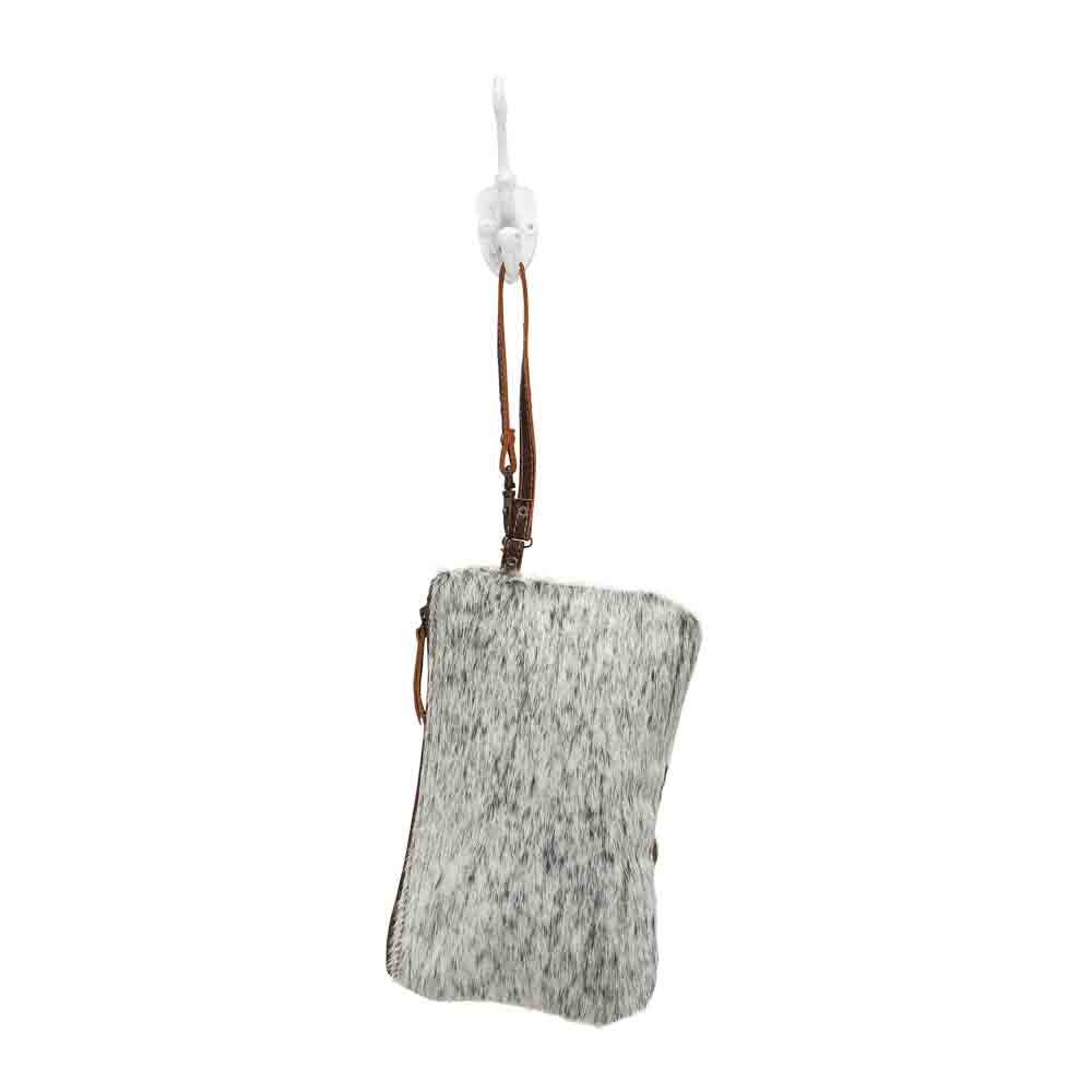 Myra Bag - White & Brown Hairon Small Bag
