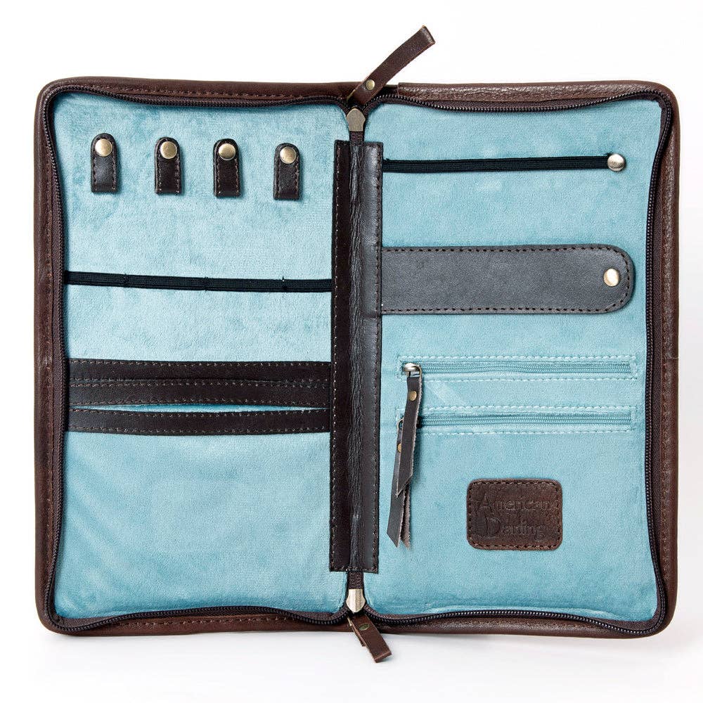 LS Western - ADBGA323 Jewelry Case Genuine Western Leather Women Bag - ADBGA323C