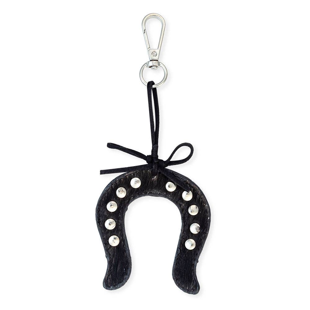 Myra Bag - Lucky Horseshoe Bag Charm Black