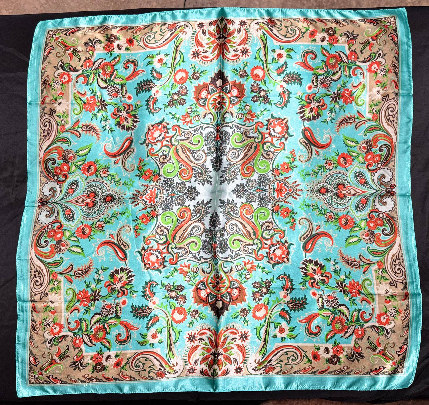 Z Bars Jewelry - #1250 Light Blue Floral