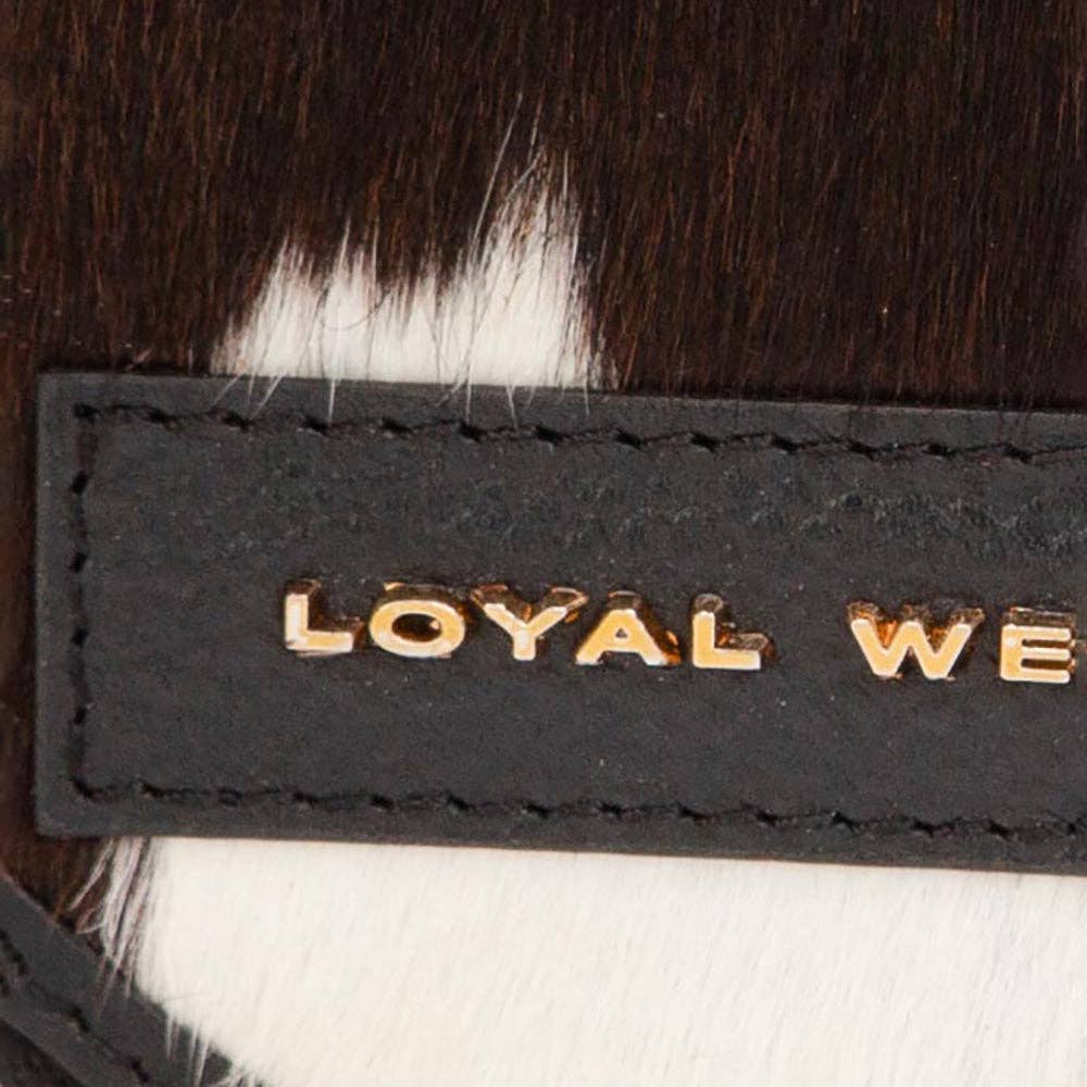 Myra Bag - Loyal West Cupid Coin Pouch Black And White - Black And White Cowhide / Single