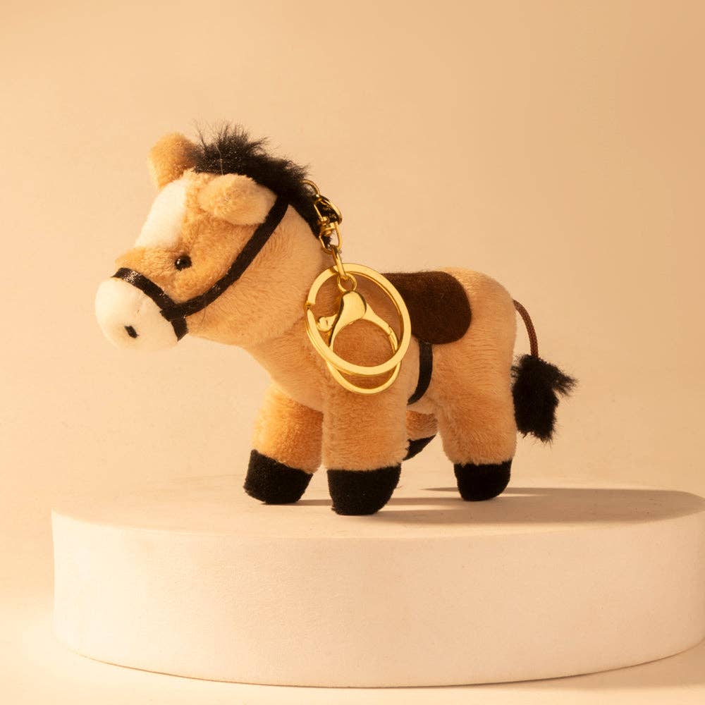Myra Bag - Golden Gallop Bag Charm in Caramel Tan - Caramel Tan