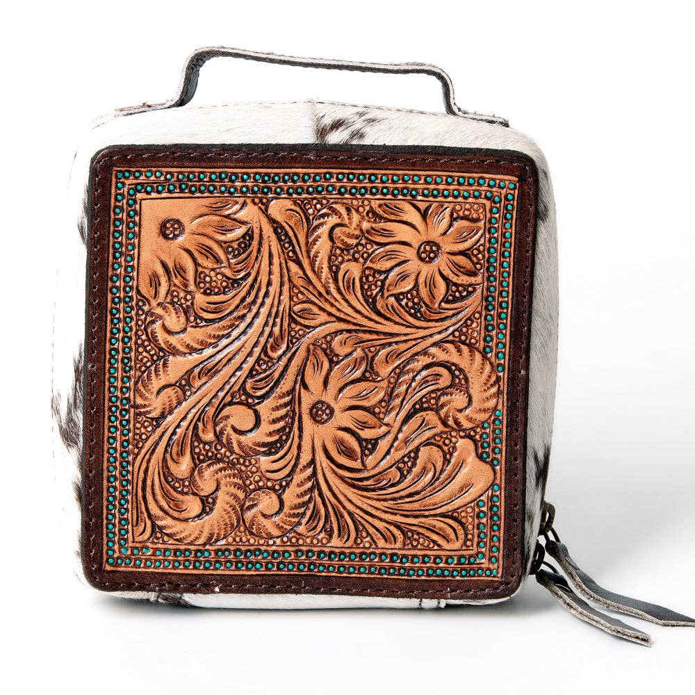 LS Western - LC-ADBGA311 Jewelry Case Genuine Western Leather Women Bag - ADBGA311C
