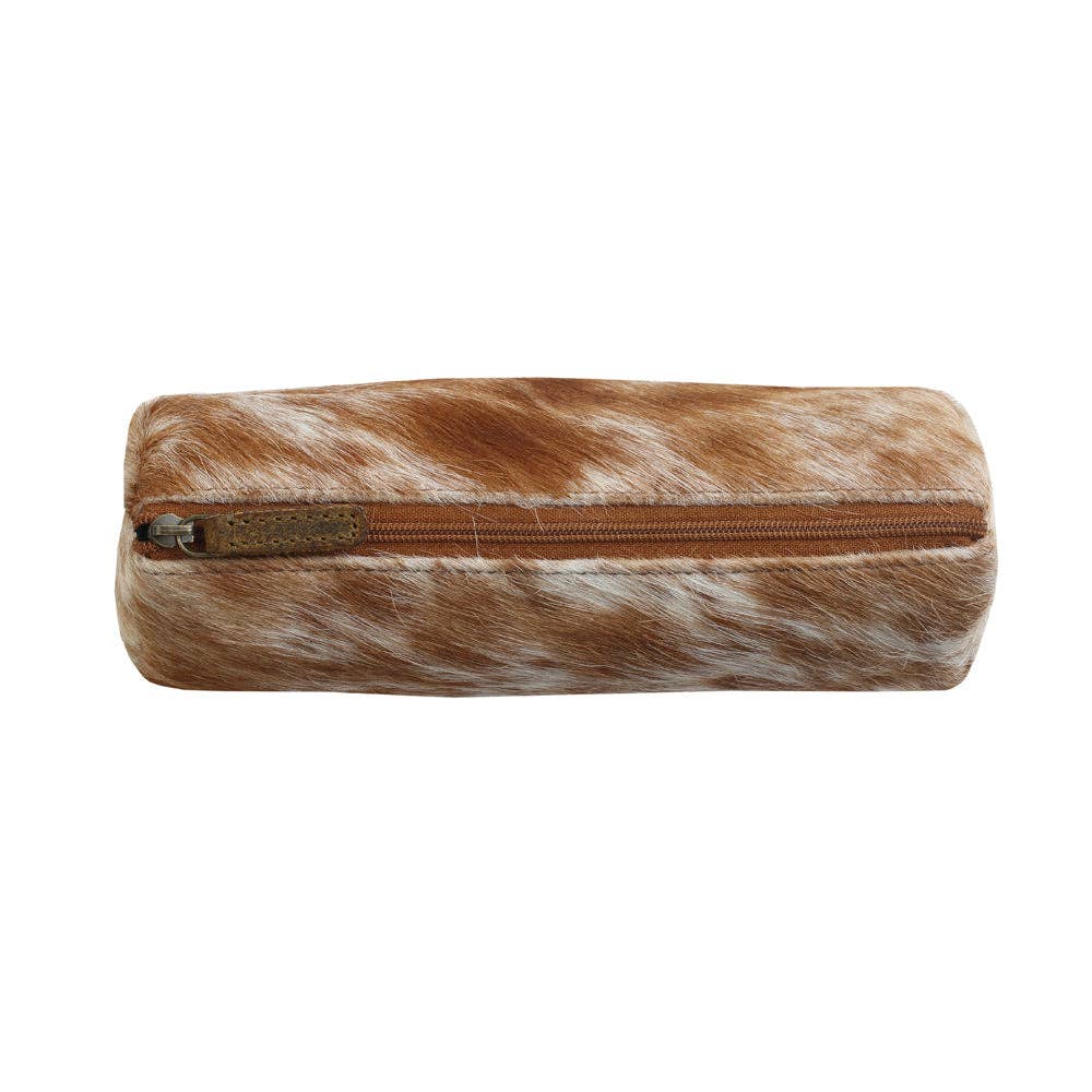 Myra Bag - SANDY  LEATHER AND HAIRON MULTI POUCH