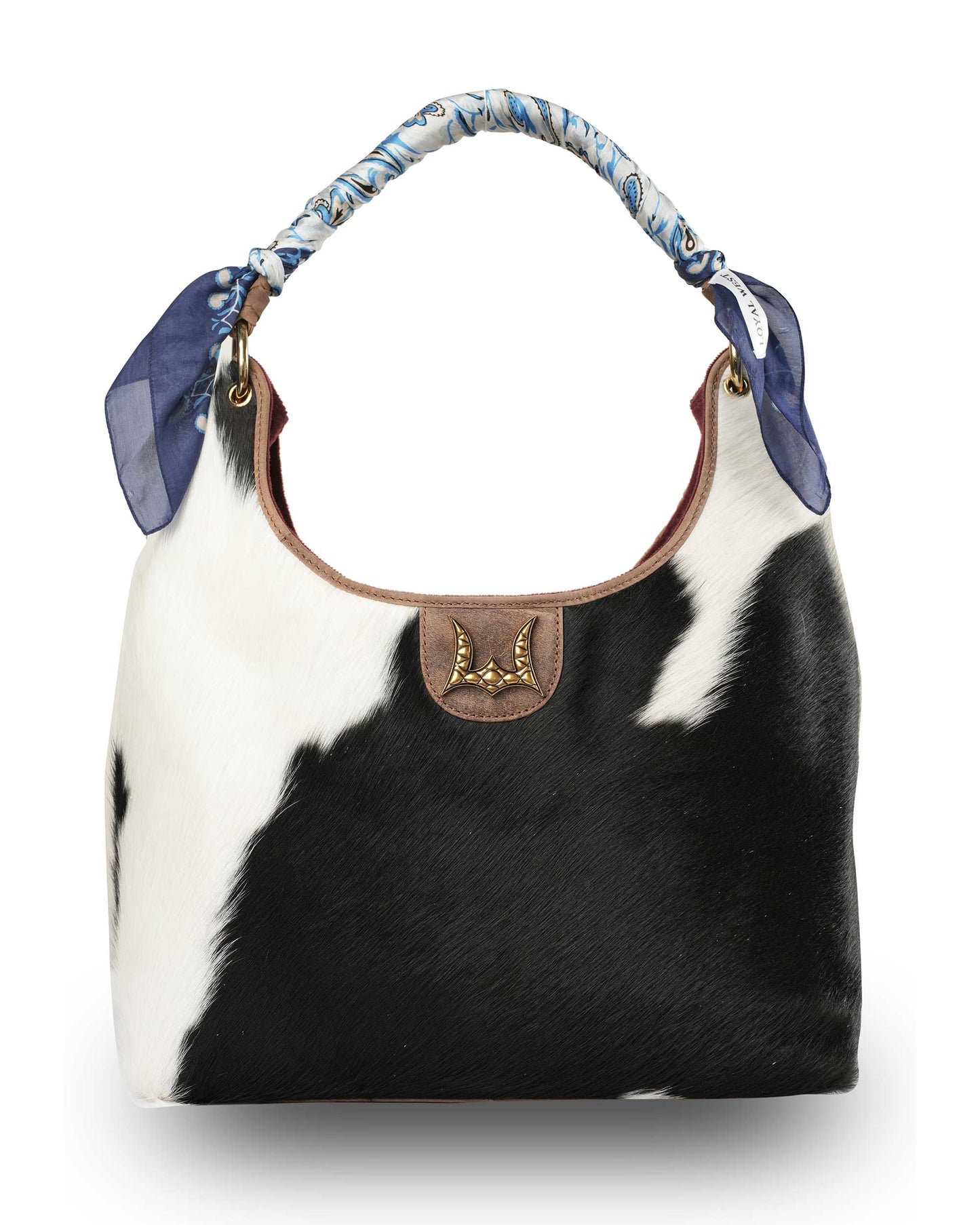 Loyal West - LW Medium Purse - Black & White Cowhide - Dakota / Black & White Cowhide