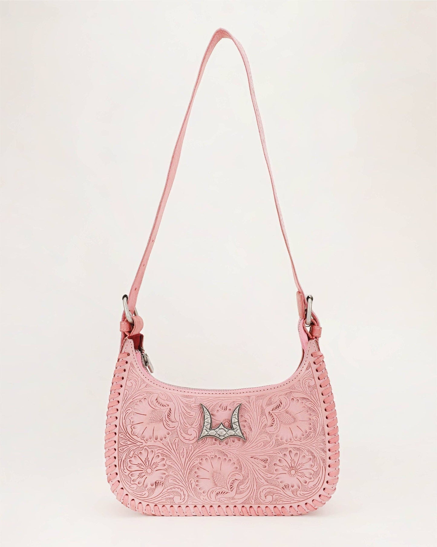 Loyal West - Dannia Medium Purse Pink - NaN / Pink Handtooled
