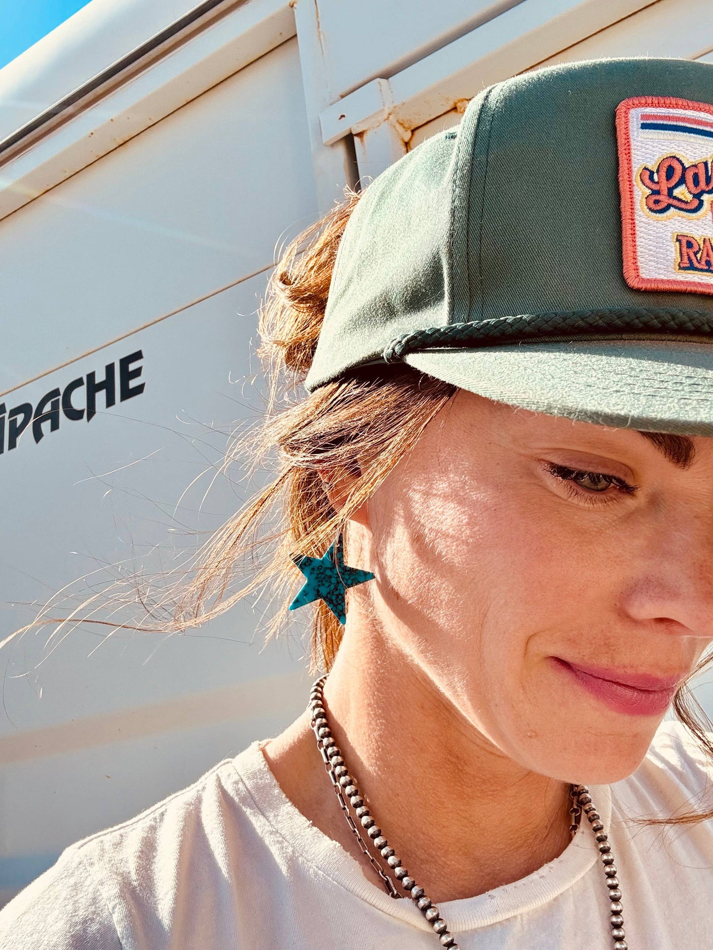 Wild Hancock Creations - Turquoise Star Earrings/Star Earrings/Western Earrings
