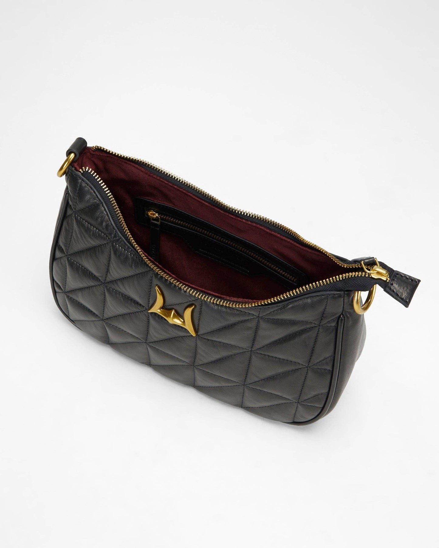 Loyal West - Joe Quilted Nappa Leather Bag-Black