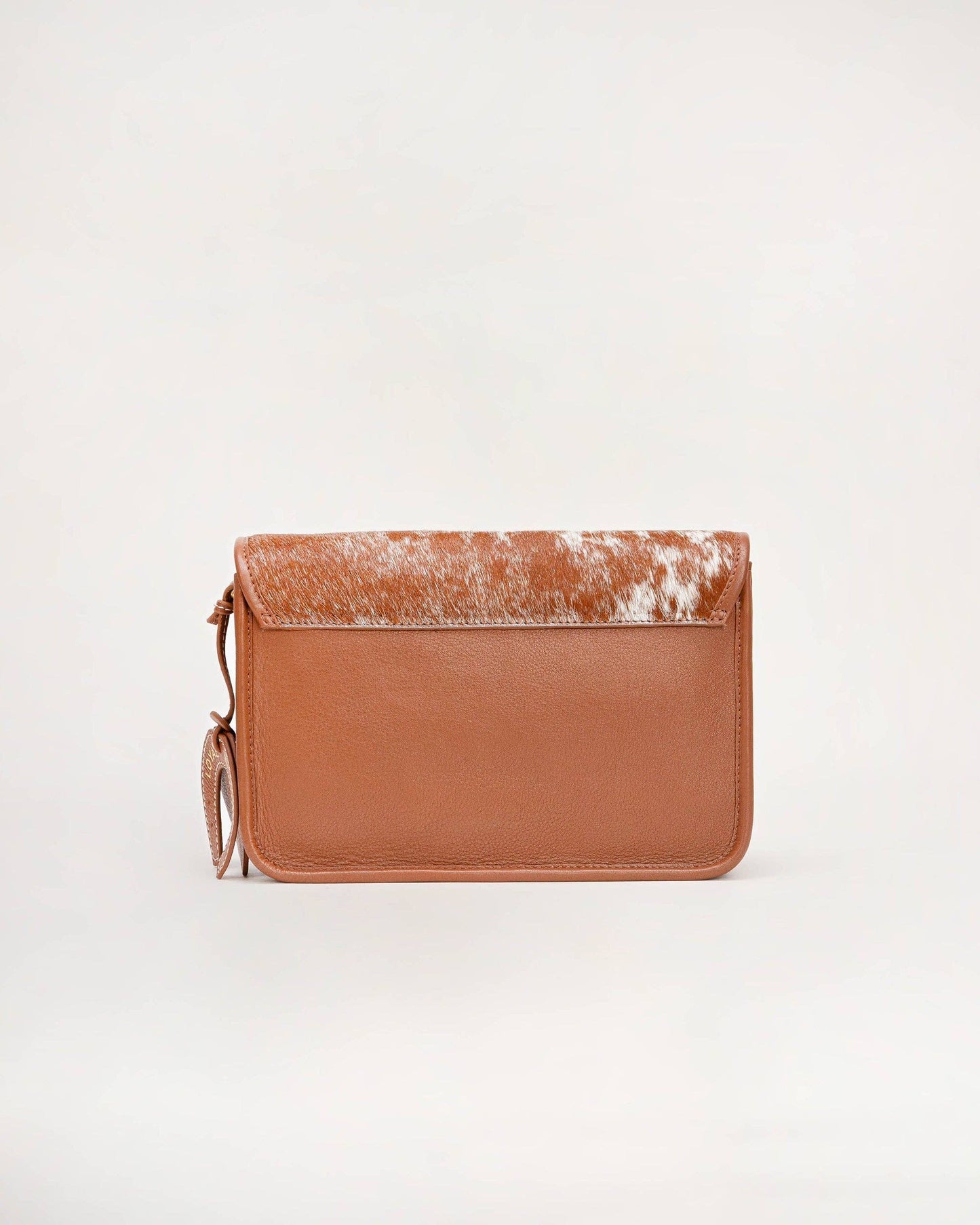 Loyal West - Shell Medium Purse – Brown & White