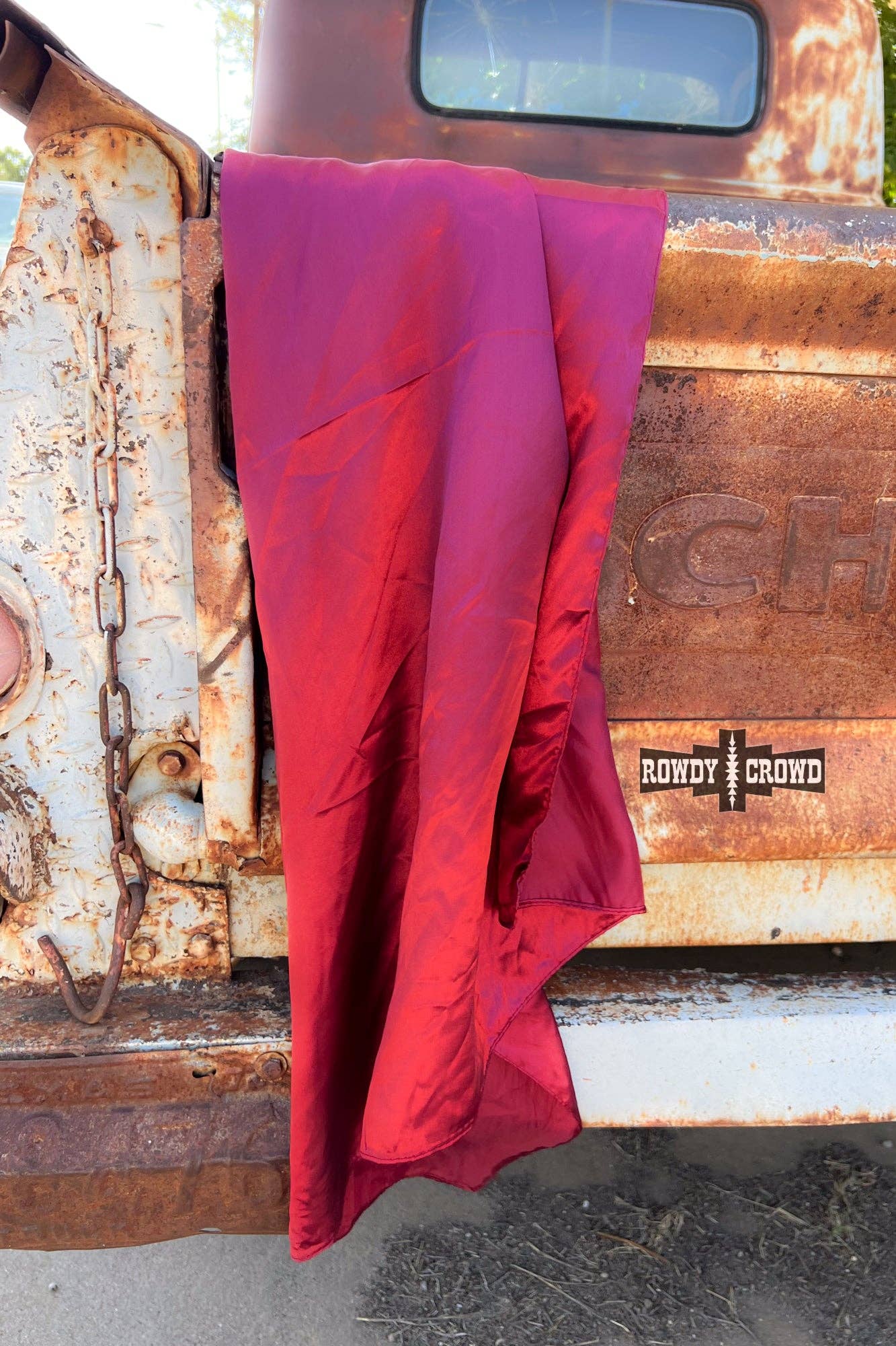 Rowdy Crowd Clothing - Wynonna Wild Rags/ Scarves - Red
