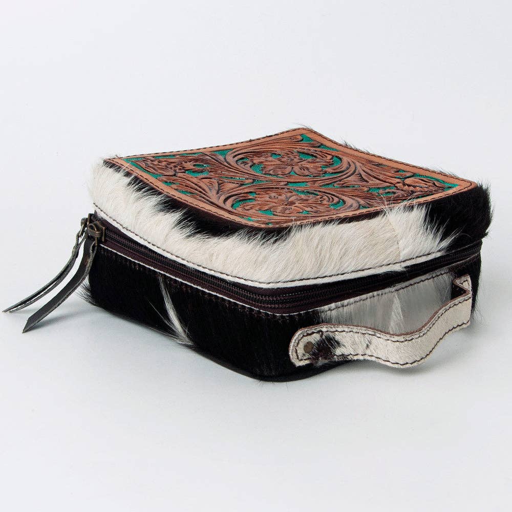 LS Western - LC-ADBGA311 Jewelry Case Genuine Western Leather Women Bag - ADBGA311C