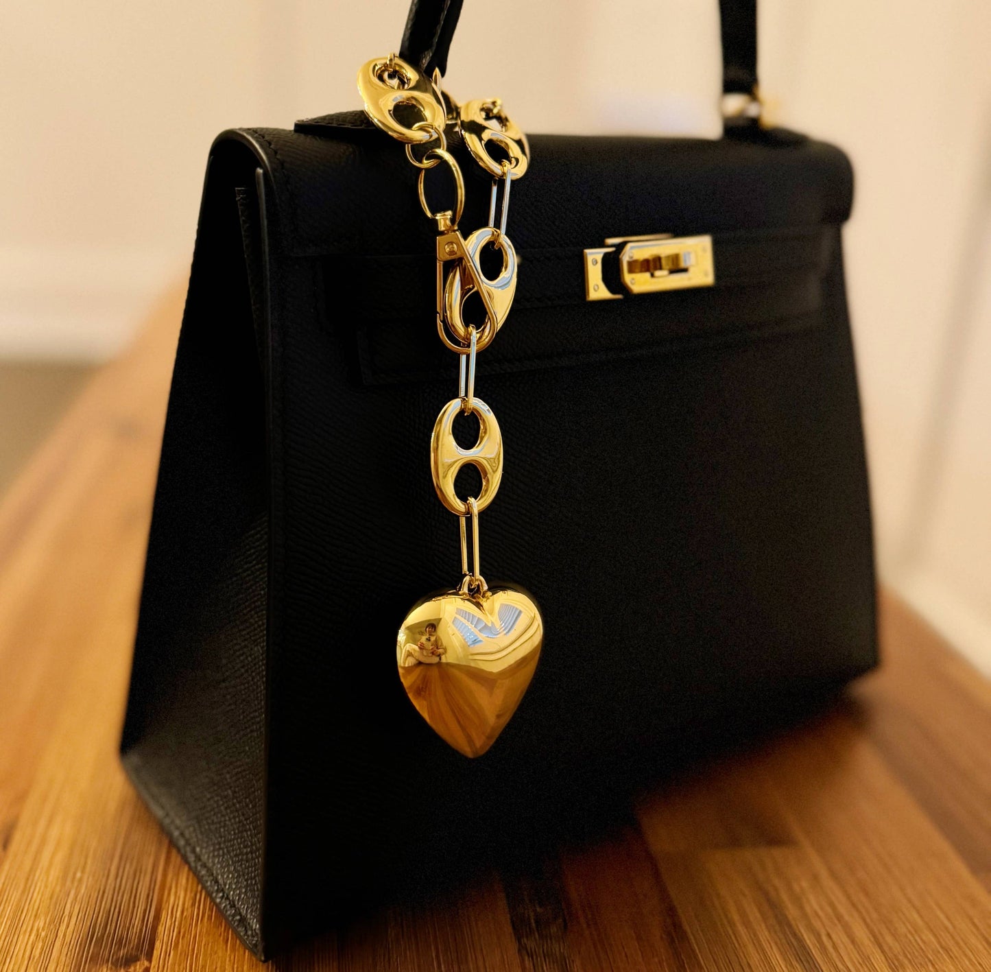 Ellison+Young - Horse Bits Heart Dangle Bag Charm