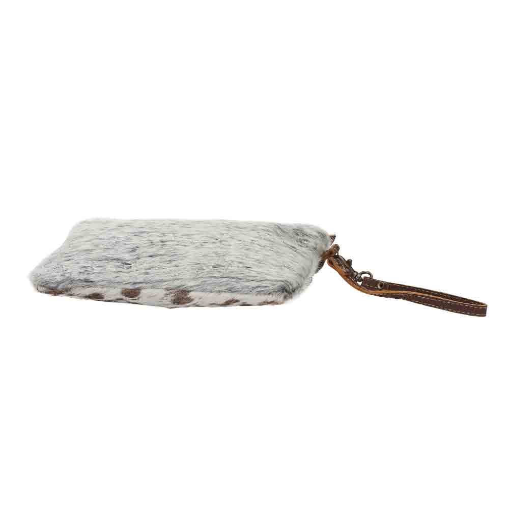 Myra Bag - White & Brown Hairon Small Bag
