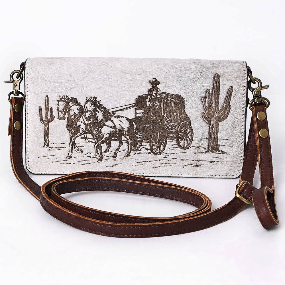 LS Western - ADBGM169 Organiser Genuine Western Leather Women Bag Jacey - ADBGM169AI
