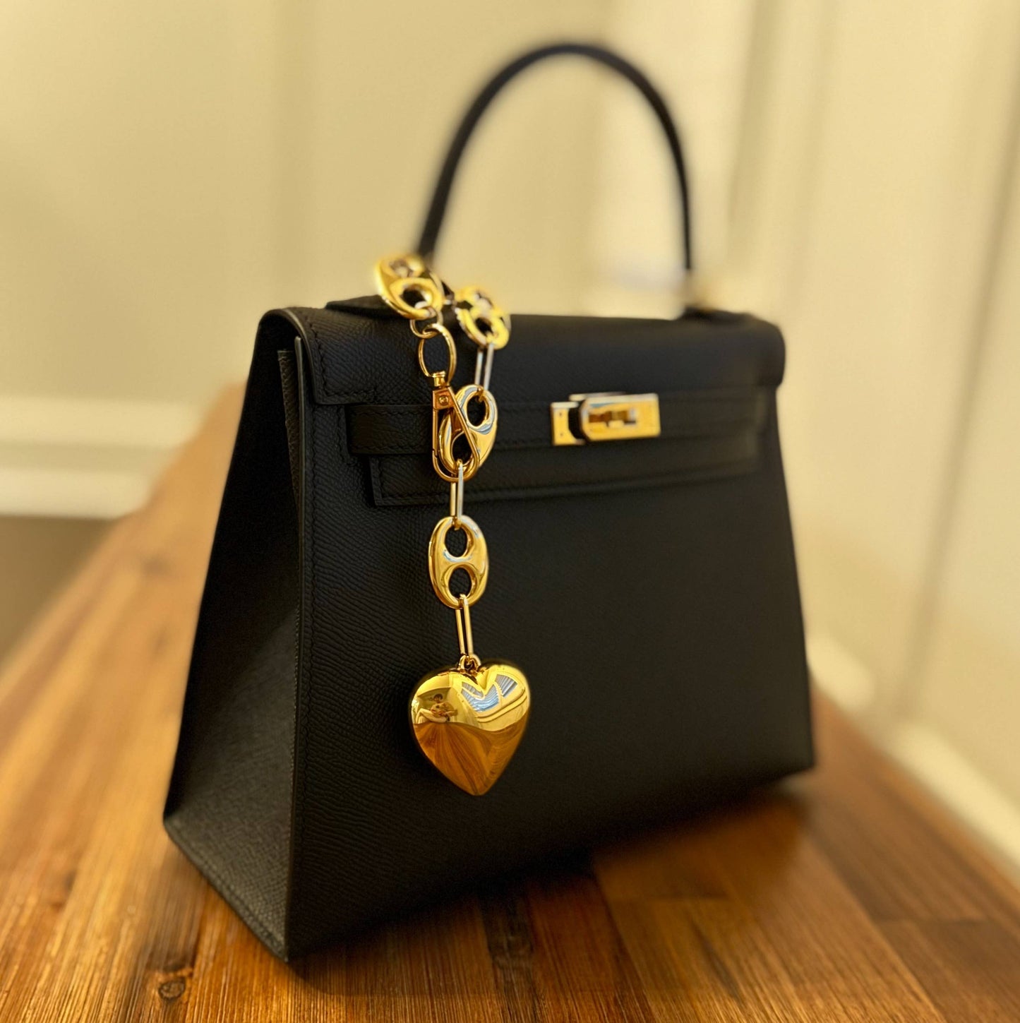 Ellison+Young - Horse Bits Heart Dangle Bag Charm