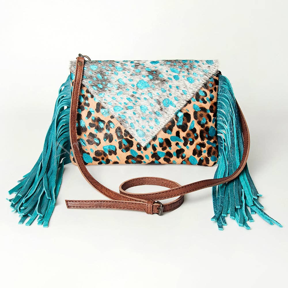 Envelope Hair On Genuine Western Leather Women Bag - ADBG490A