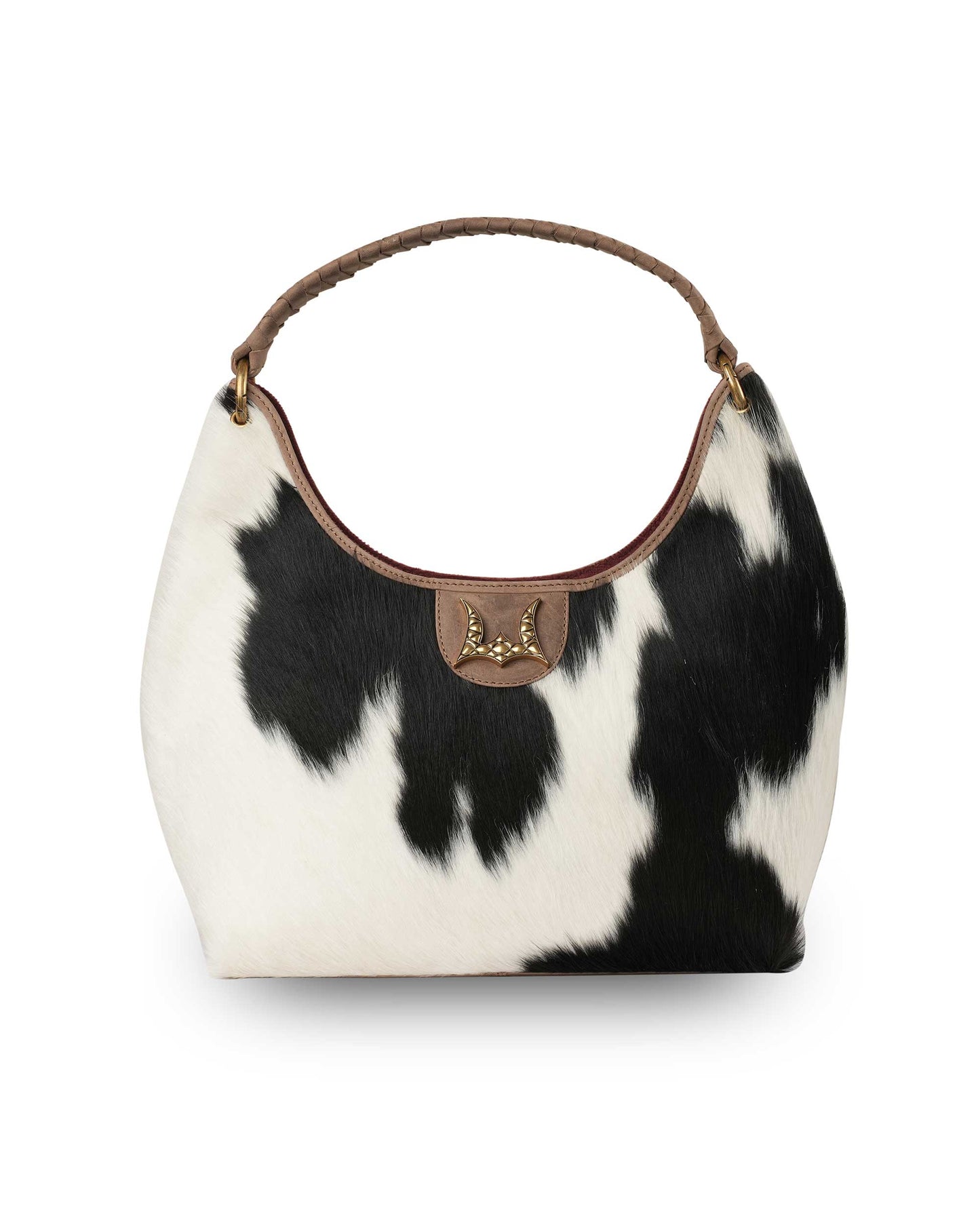 Loyal West - LW Medium Purse - Black & White Cowhide - Dakota / Black & White Cowhide
